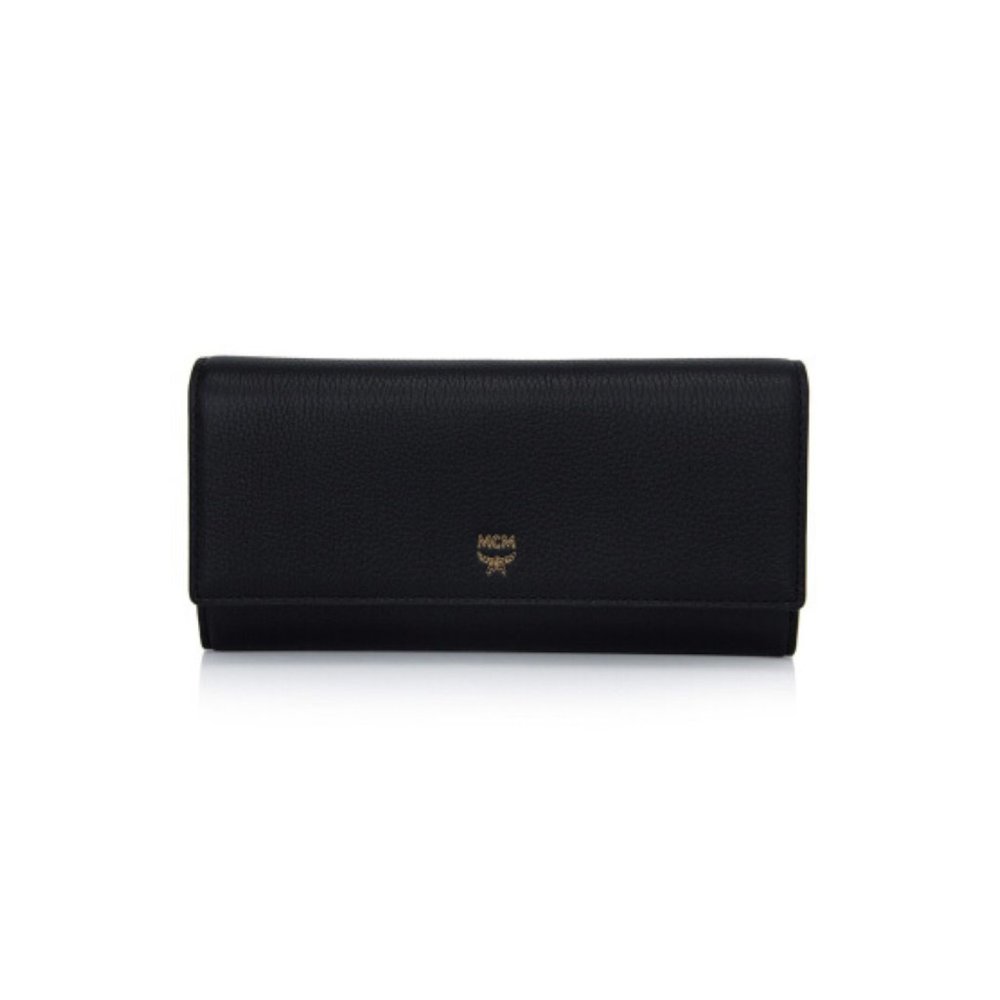 MCM Black Leather Wallet